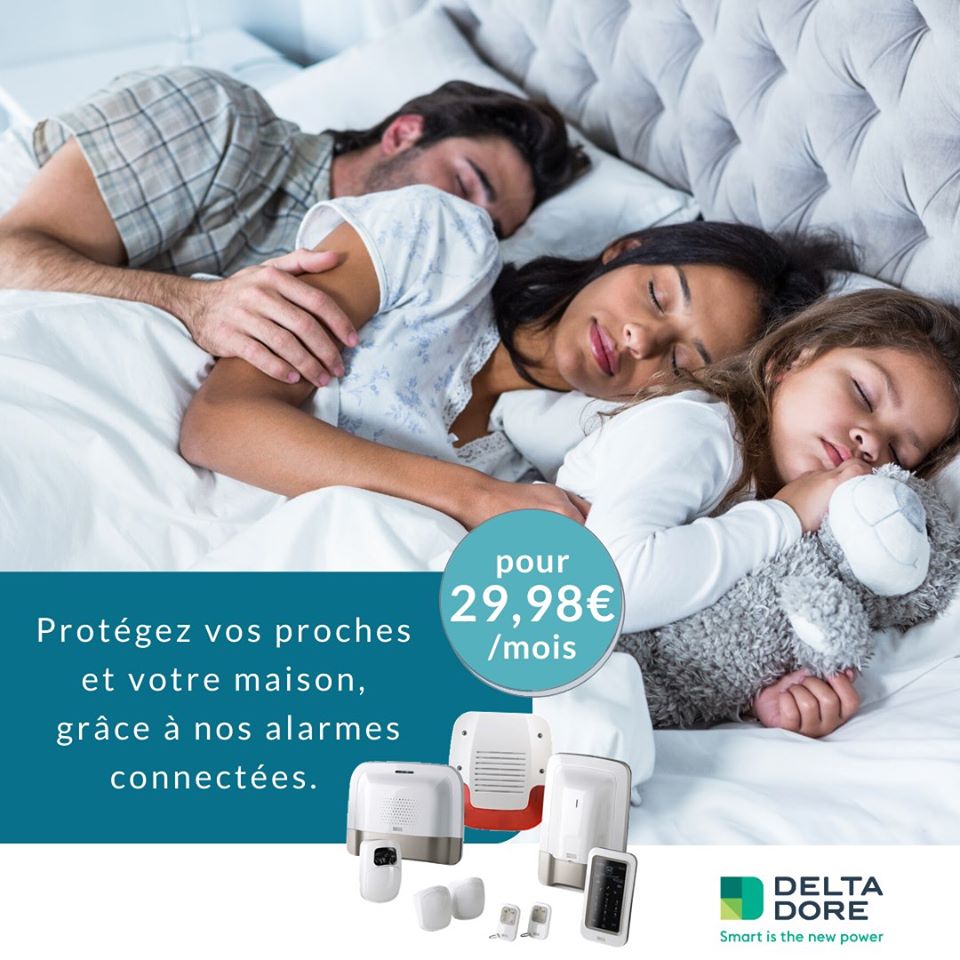 Offre alarmes connectées pour 29,98€/mois