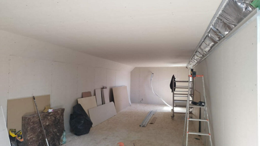 Chantier Isolation intérieur Isolation et plâtrerie intérieure réalisée par les professionnels HOMZA