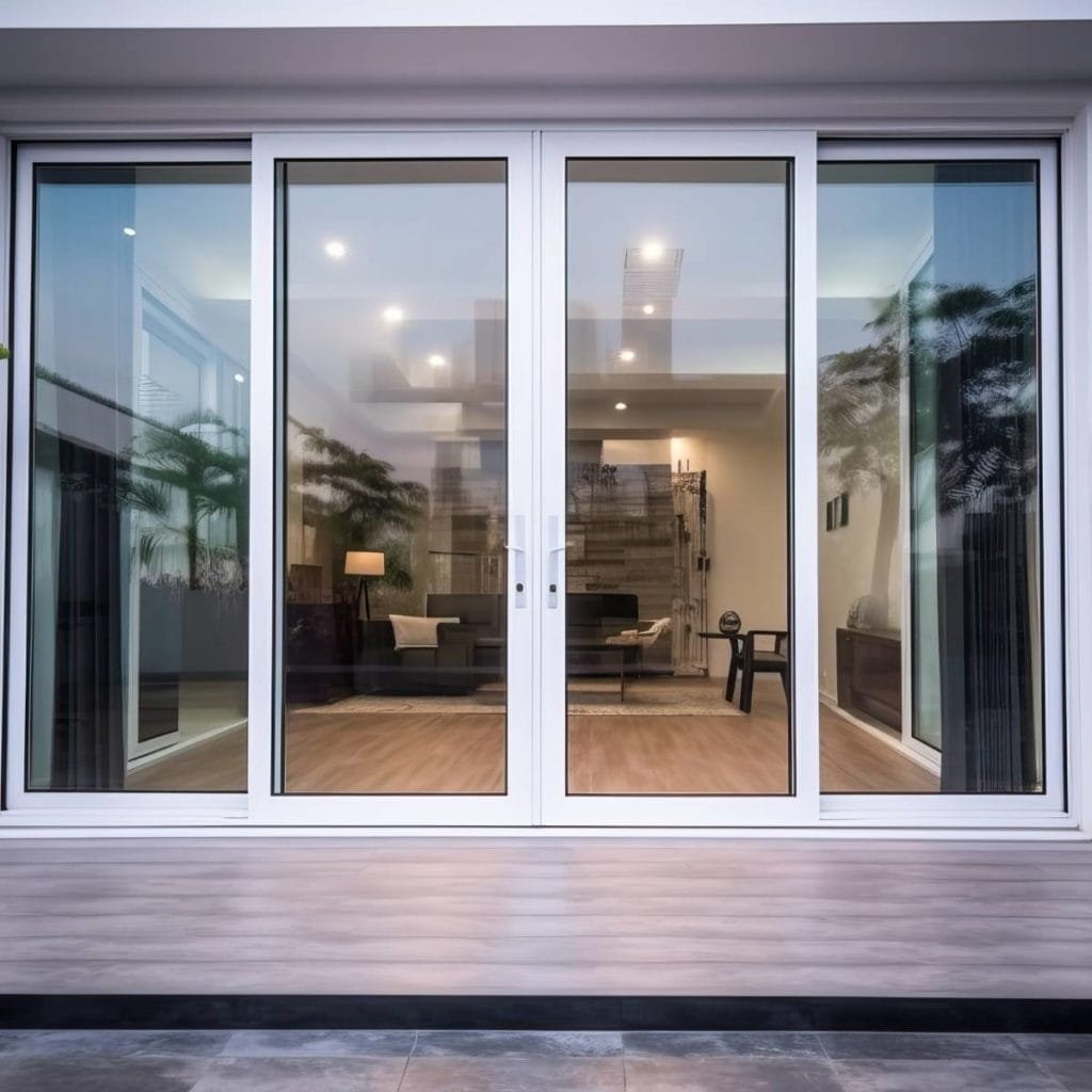 Réalisation HOMZA de porte fenêtre PVC avec double vitrage, améliorant confort et sécurité dans une résidence familiale Réalisation HOMZA de porte fenêtre PVC avec double vitrage, améliorant confort et sécurité dans une résidence familiale