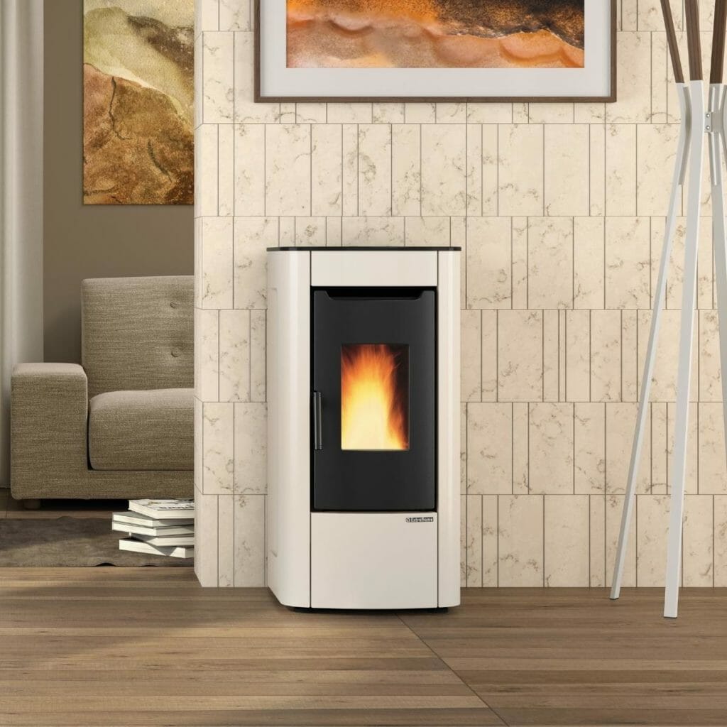 Poêle à granulés EXTRAFLAME modèle SABRY - Installation par HOMZA à Lille