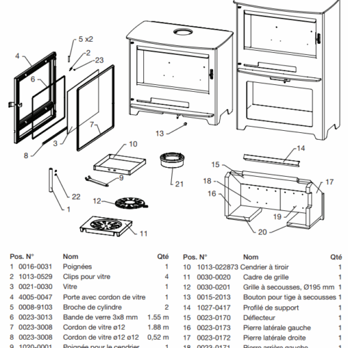 Inspire 55H - Heta pièces