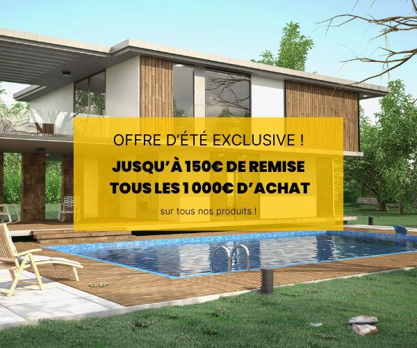 150€ de remise tout les 1 000€ d'achat, sur tous vos projets