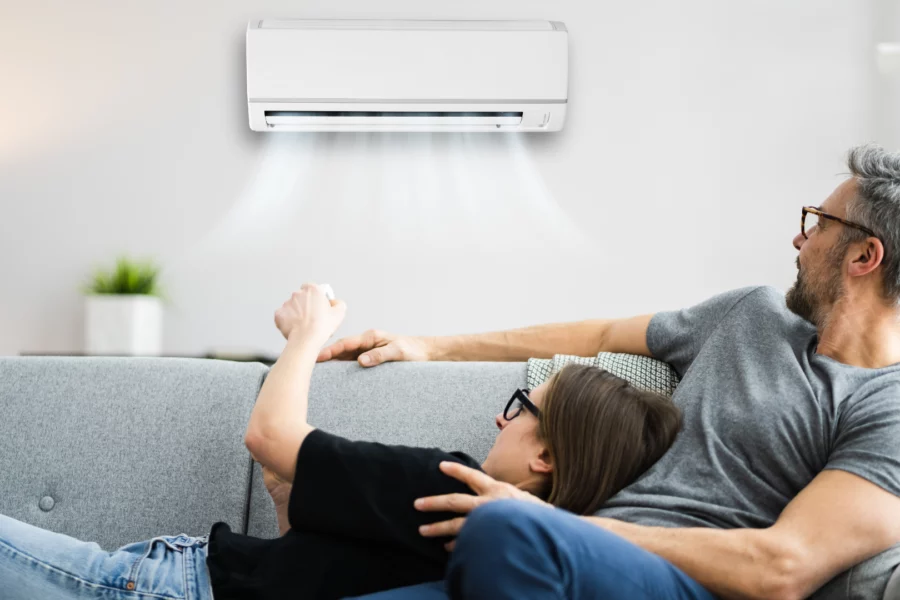 Pose d'une climatisation réversible par un installateur certifié QualiPAC