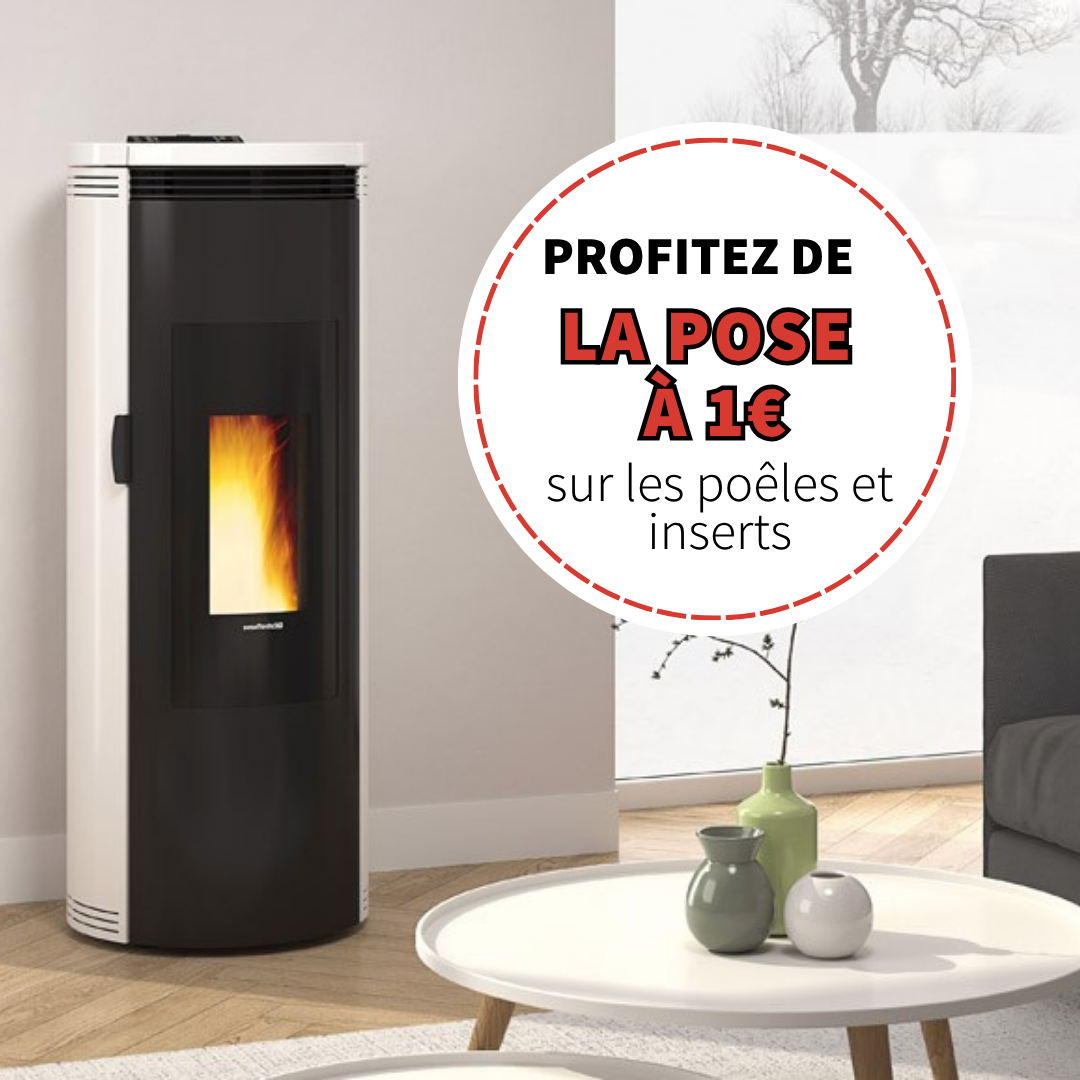 Pose à 1€ sur les poêles et inserts_ pop-up