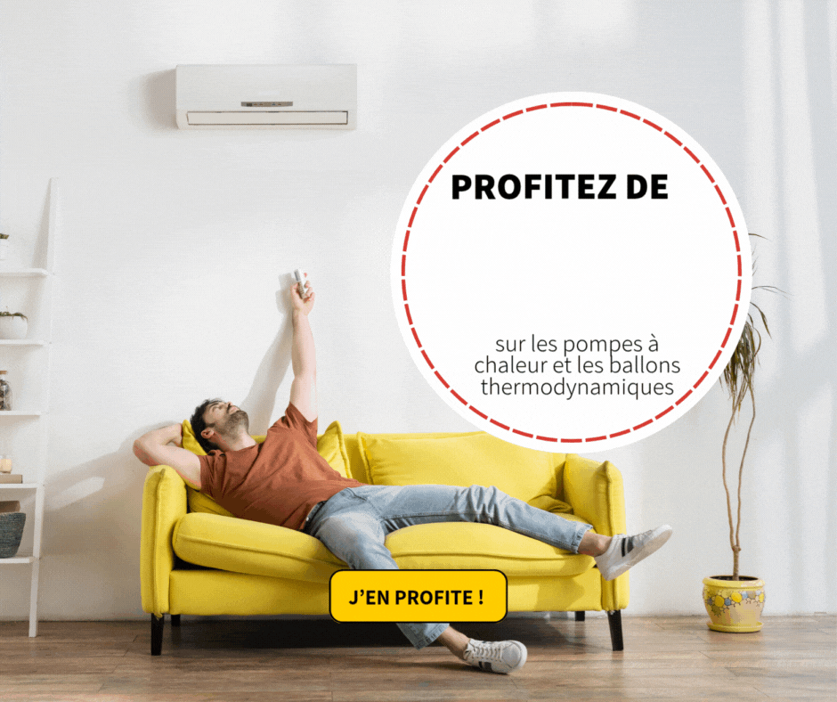 La pose à 1€ sur nos pompes à chaleur et nos ballons thermodynamiques