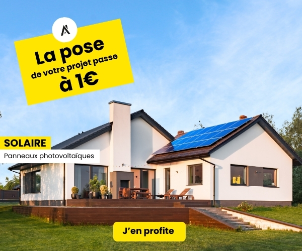 Pose à 1€ - Photovoltaïques
