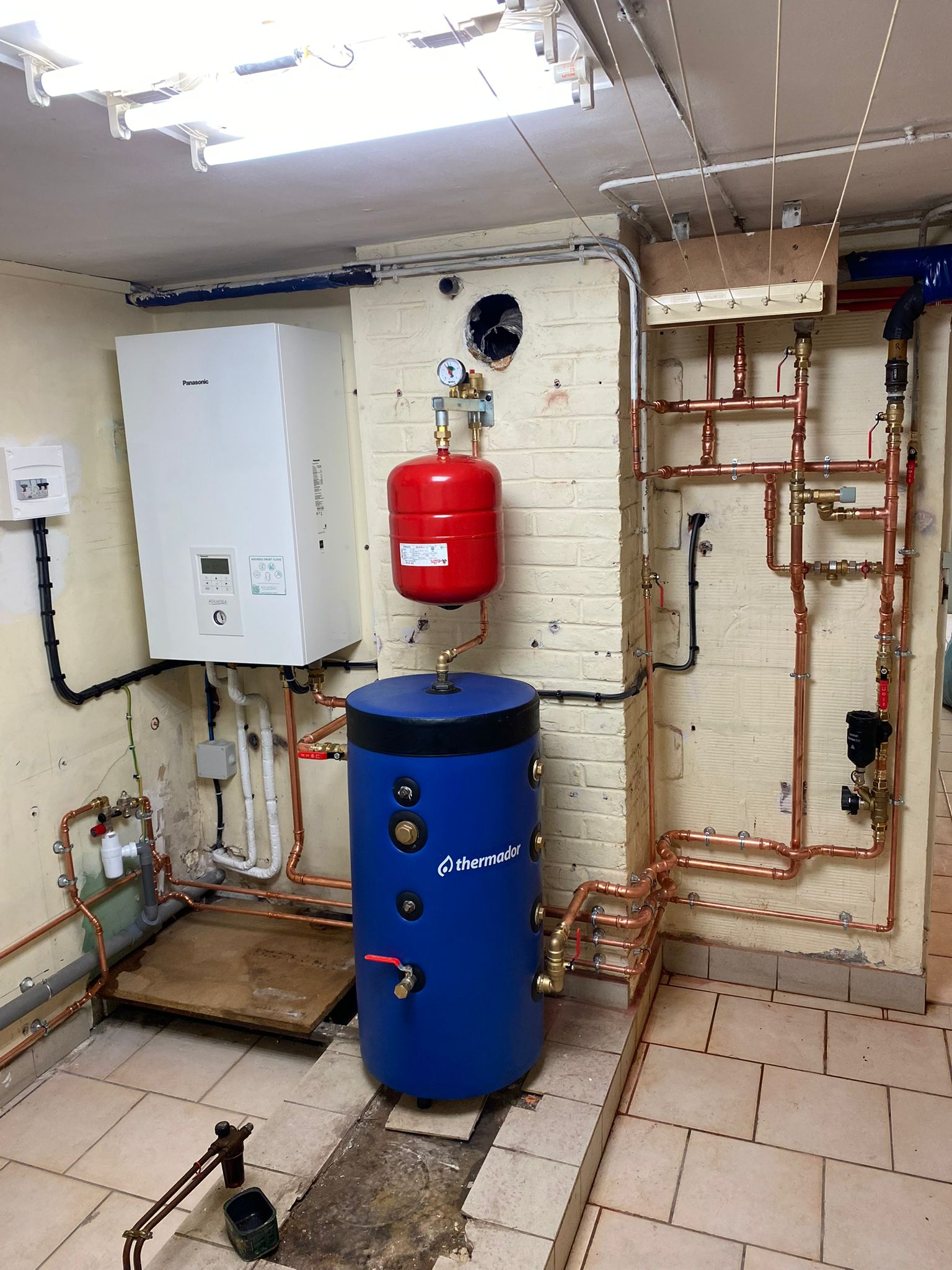 Installation d’une pompe à chaleur Air/Eau Panasonic à Habarcq