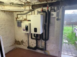 Installation d’une chaudière hybride Atlantic Hynea 8/30 à Houchin