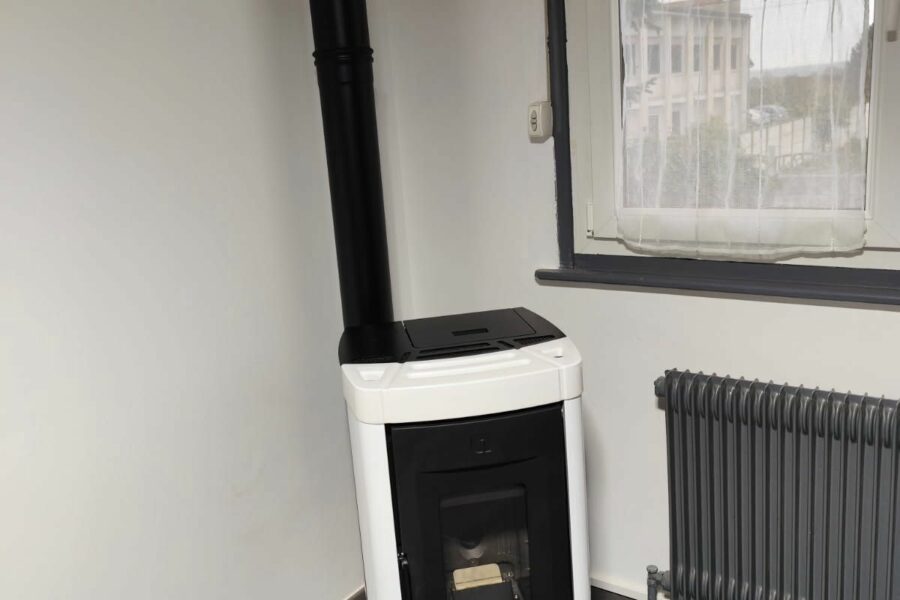 Installation d’un poêle à granulés Moira à Vimy