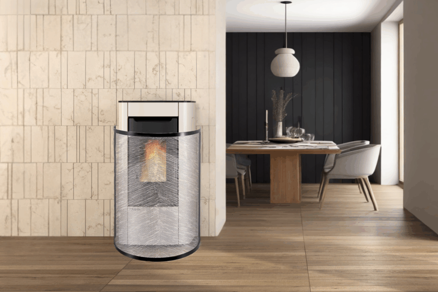 Comment sécuriser votre poêle dans une maison avec des enfants ? La barrière de protection