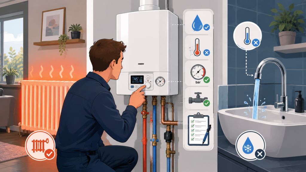 Eau chaude absente mais chauffage OK quel est le problème ?