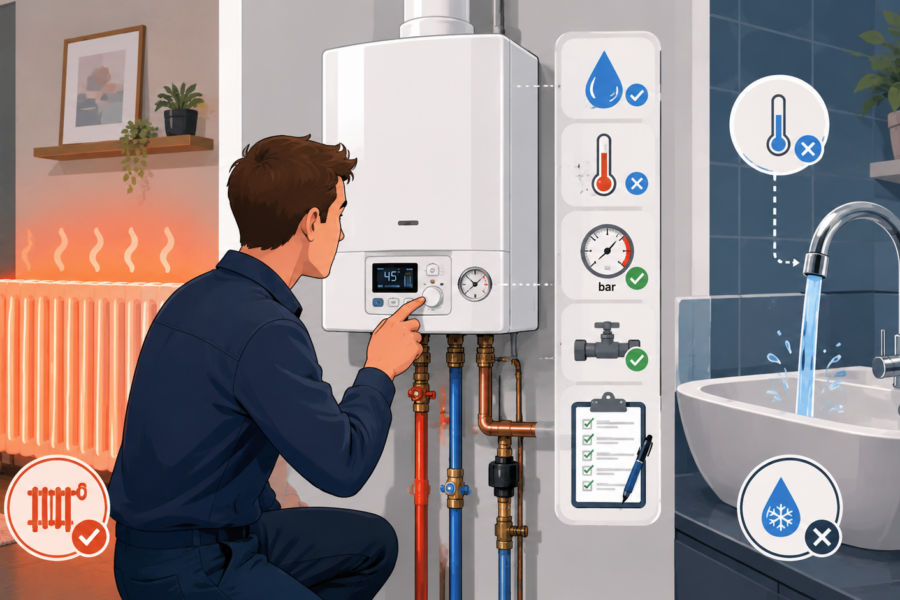 Eau chaude absente mais chauffage OK quel est le problème ?